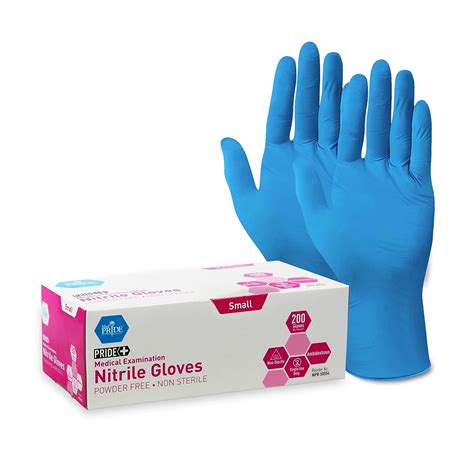 MEDPRIDE Nitrile Gloves Non-Sterile Powder-Free Disposable Latex Free Gloves, Small 200-Pack ...