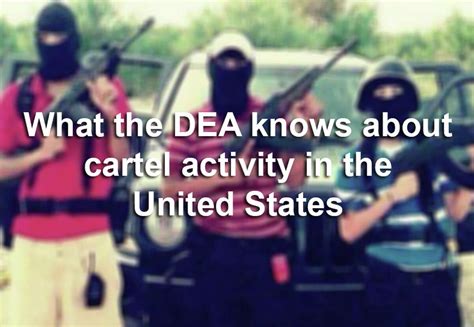 What the DEA knows about Mexican drug cartels