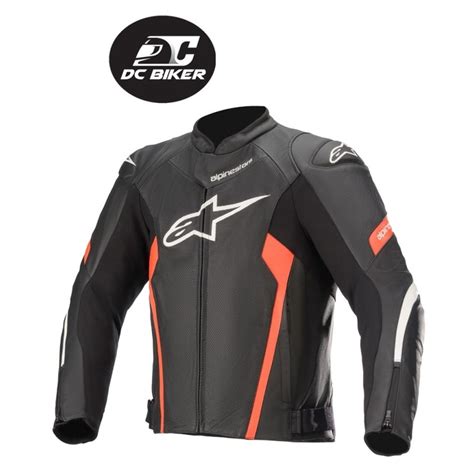 Alpinestars Faster V Airflow Leather Jacket Authorized Dealer