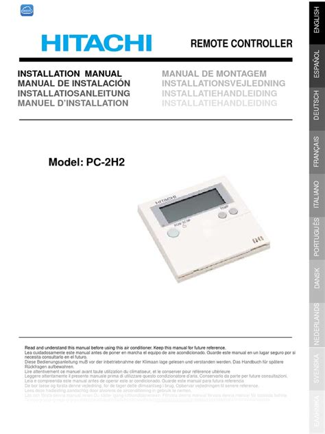 Hitachi AC Manual PDF-2 | PDF | Thermostat | Heat Pump