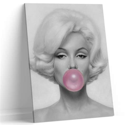 Marilyn Monroe Bubble Gum Iv Cuadros Decorativos Decor