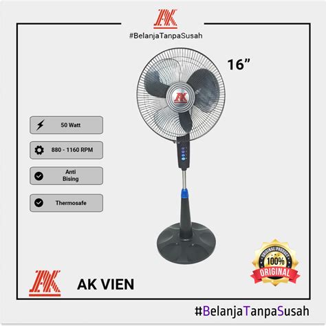 COSMOS AK STAND FAN KIPAS ANGIN 16 SDB 16SDB 16 SDB AK VIEN