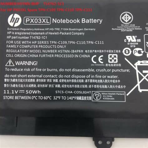 PX03XL 715050 001 Notebook Battery For HP Envy 14 Touchsmart M6 M6 K