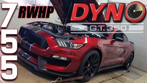 2018 GT350 Dyno With Whipple Supercharger Headers At Brenspeed 8000