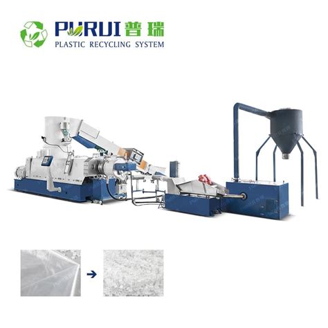 Plastic Film Granulation Production Line Purui Machinery In China