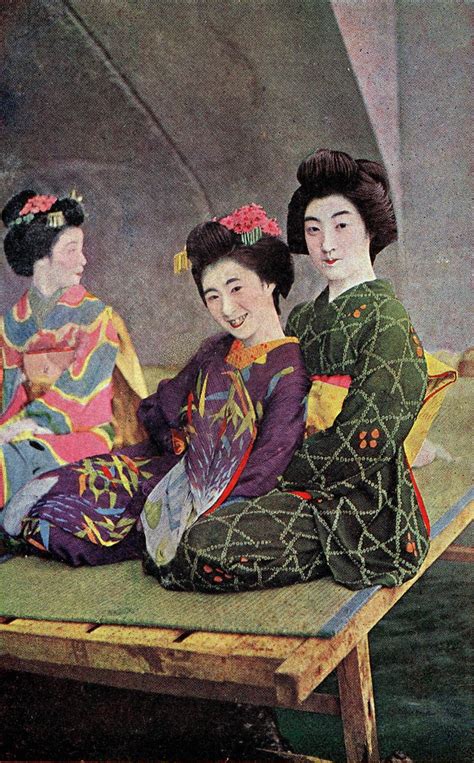 Geiko Tomigiku And Maiko Momotaro 1920s A Photo On Flickriver