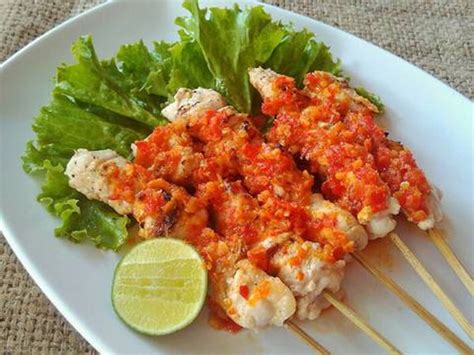 Indonesian Food Recipes Sate Taichan Vizu Review