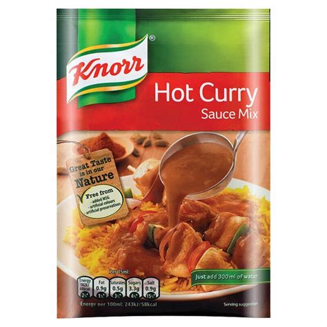 Knorr Sauce Curry Hot 45g Centra