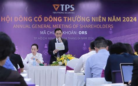 ĐhĐcĐ Chứng Khoán Tiên Phong Tps Mục Tiêu Lợi Nhuận Trước Thuế Năm