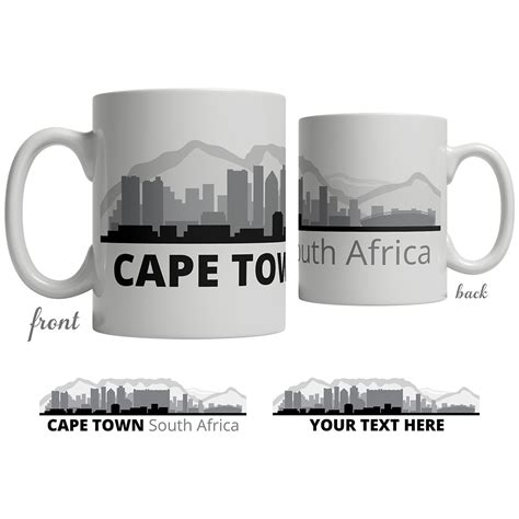 Cape Town Skyline Coffee Mug | Custom Gifts Etc.