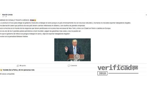 Trump No Dijo Que Construir El Muro Para Que El Gobierno De Epn