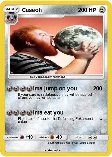 Pok Mon Caseoh Ima Jump On You My Pokemon Card