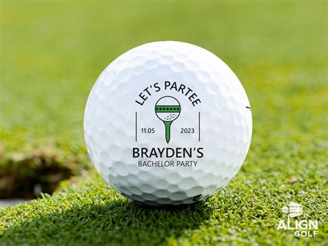 Bachelor Party Favor Custom Golf Balls Personalized T Wedding Party