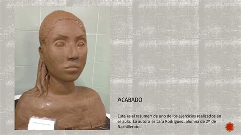 Escultura Modelado Proceso de creación de un busto PPT