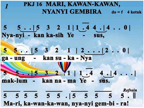 Lagu Gereja Rohani Kristen Pelengkap Kidung Jemaat 016 Mari Kawan