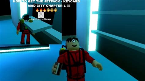 How To Get The Jetpack Keycard In Mad City Chapter Youtube