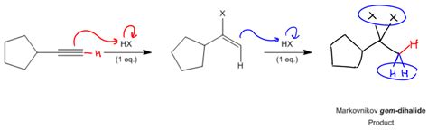 Alkyne Hydrohalogenation Organic Chemistry Video Clutch Prep