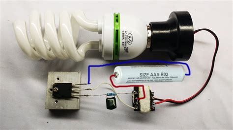 Inverter Led Bulb Circuit Diagram How To Turn An Led On In A