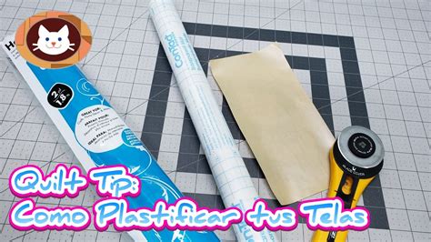 Cómo Plastificar Tela trucos de costura y patchwork diy YouTube