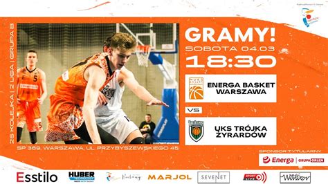 Energa Basket Warszawa Uks Tr Jka Yrard W Lm Grupa B Kolejka