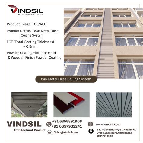 Inch Vindsil Aluminium Combination Louver Metal Sun Louvers At