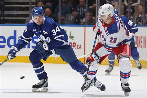 Maple Leafs Vs Rangers Observations Auston Matthews Scores Twice In