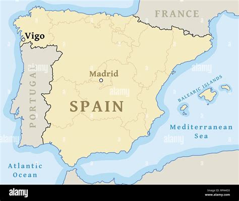 Vigo Mapa De Ubicación Busque La Ciudad En El Mapa De España