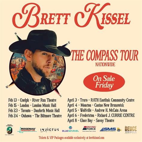 Brett Kissel Unveils Final Compass Tour Dates Invictus