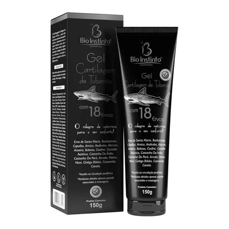 Gel Cartilagem De Tubar O Ervas G Bio Instinto Shopee Brasil