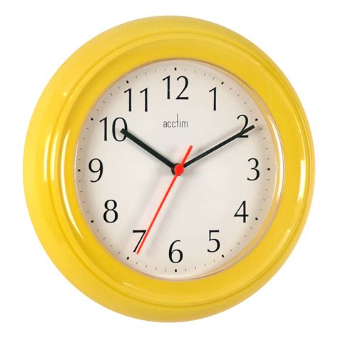 Yellow Wall Clocks Foter