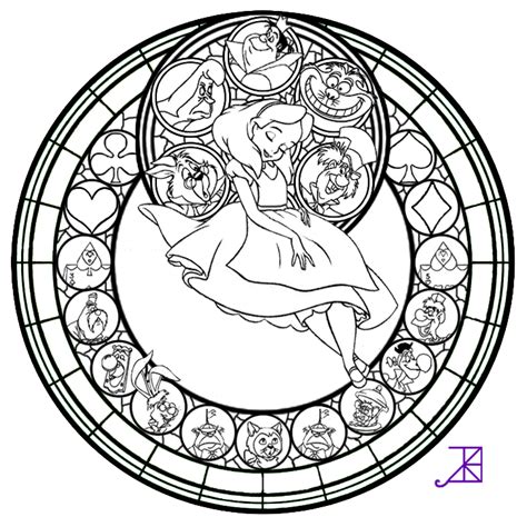 Free Free Printable Stained Glass Window Coloring Pages, Download Free ...