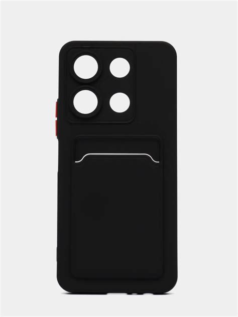 Чехол для INFINIX NOTE 30i (Инфиникс Ноут 30 Ай), с карманом для карт ...