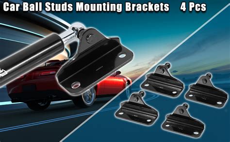 X Autohaux Pcs Mm Car Ball Studs Mounting Brackets For Gas Struts