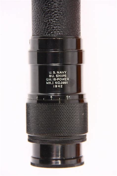 Sold Price Wwii Us Navy Spyglass 1942 Wwii 16 Power Mk I Navy Observation Telescope Eyepiece