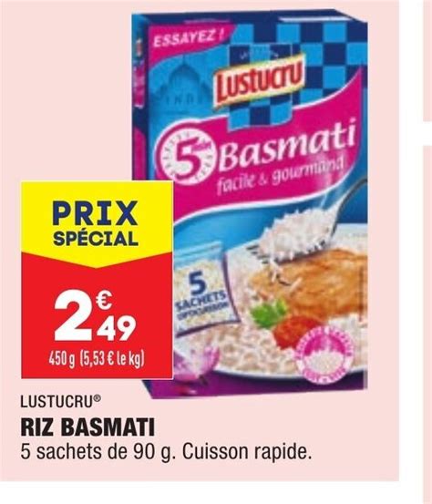 Promo Lustucru Riz Basmati Chez ALDI