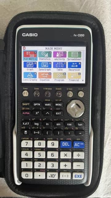 Casio Fx Cg D Graph Catalogue Function Graphic Calculator