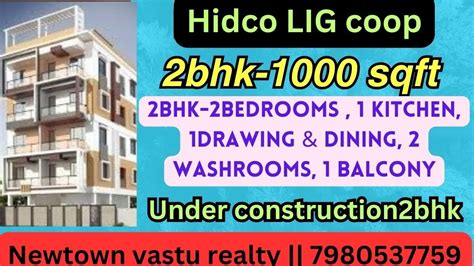 Hidco Lig Coop Just Lacs New Booking Sqft Newtown N S E Facing