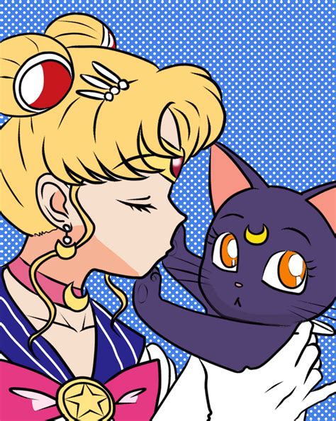 Sailor moon and Luna by AutumnLover100 on DeviantArt