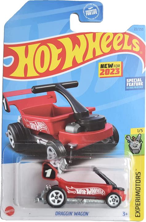 Hot Wheels Draggin Wagon Red Experimotors 15 22250 Assorted Color