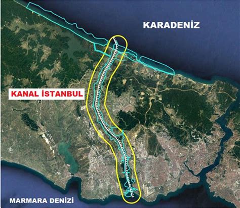 Kanal İstanbul Haritası Kanal İstanbul Güzergahı Nerelerden Geçiyor