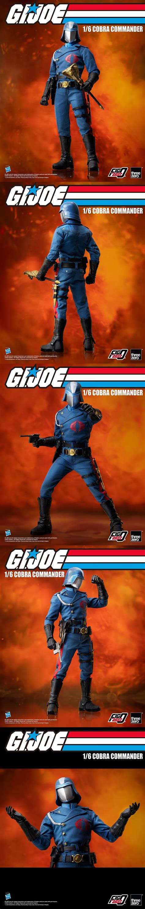 Threezero G I Joe Figzero Cobra Commander Z