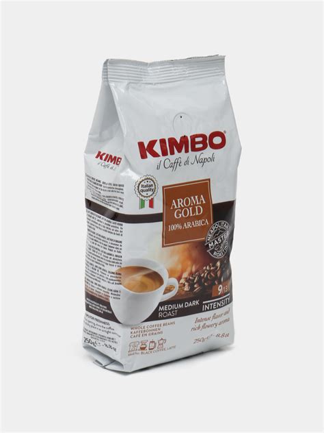 Итальянский Кофе зерновой Kimbo Aroma Gold 100 Arabica 250 г 1 кг