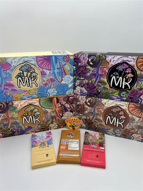 Mk Mushroom Chocolate Bars 4 Grams Per Bar Pack Man Ships