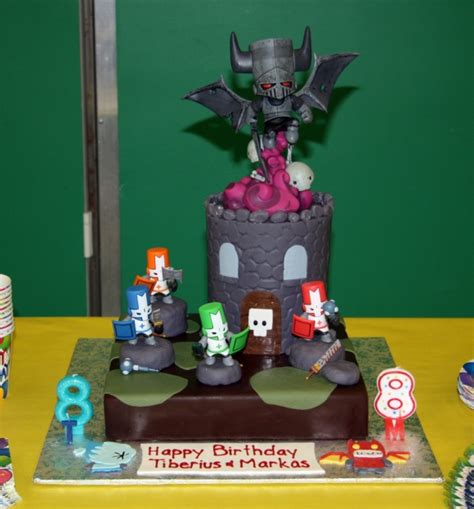 Castle Crashers Cake Rock Star Pastries