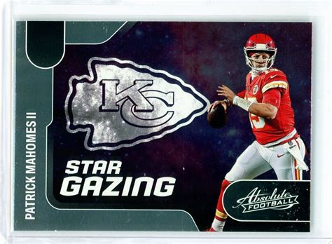 Patrick Mahomes Ii Panini Absolute Star Gazing Sg Kansas City