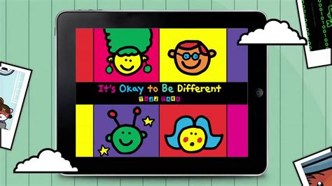 IT'S OKAY TO BE DIFFERENT Book Trailer - KidLit TV