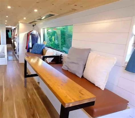 Man converts double decker bus into elegant home