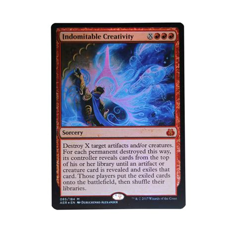 Indomitable Creativity Aether Revolt Aer Foil Mtg Proxy Magic The