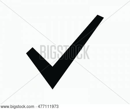 Tick Check Mark Icon Vector Photo Free Trial Bigstock