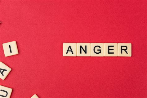 Anger written with scrabble - PixaHive